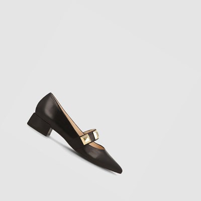 Lodi Amore Calif Ballerinas Damen Schwarz | BJHAOK-847