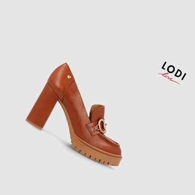 Lodi Pete2274 Mokassins Damen Braun | VMHRDU-109